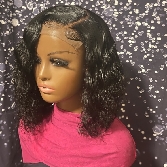 Handmade closure wig unit